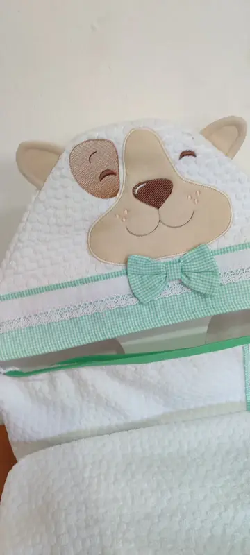 Toalha de capuz infantil